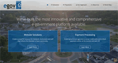 Desktop Screenshot of egovstrategies.com
