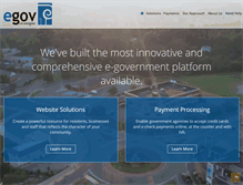 Tablet Screenshot of egovstrategies.com